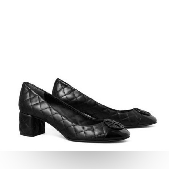 Tory Burch Chelsea Nappa Leather 50mm Block Heel Pump - Main Image